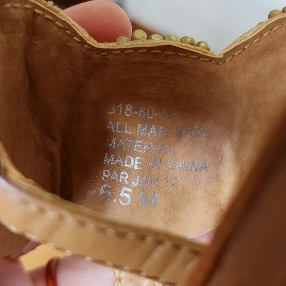 UNIONBAY Beaded Thong Sandals with Ankle Strap Multicolor Size 6.5 - Picture 7 of 7